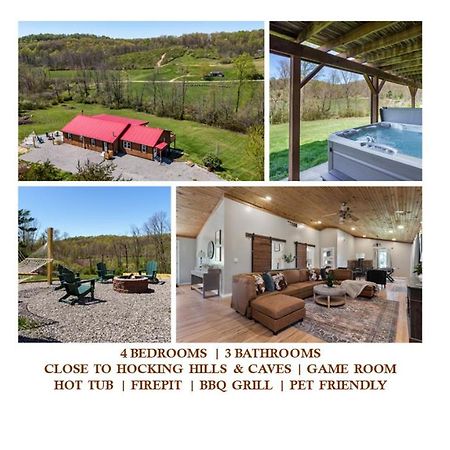 Spacious Cabin Near Hocking Hills And Caves With Hot Tub And Firepit Laurelville ภายนอก รูปภาพ
